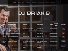 Tablet Screenshot of djbrianbofficial.com